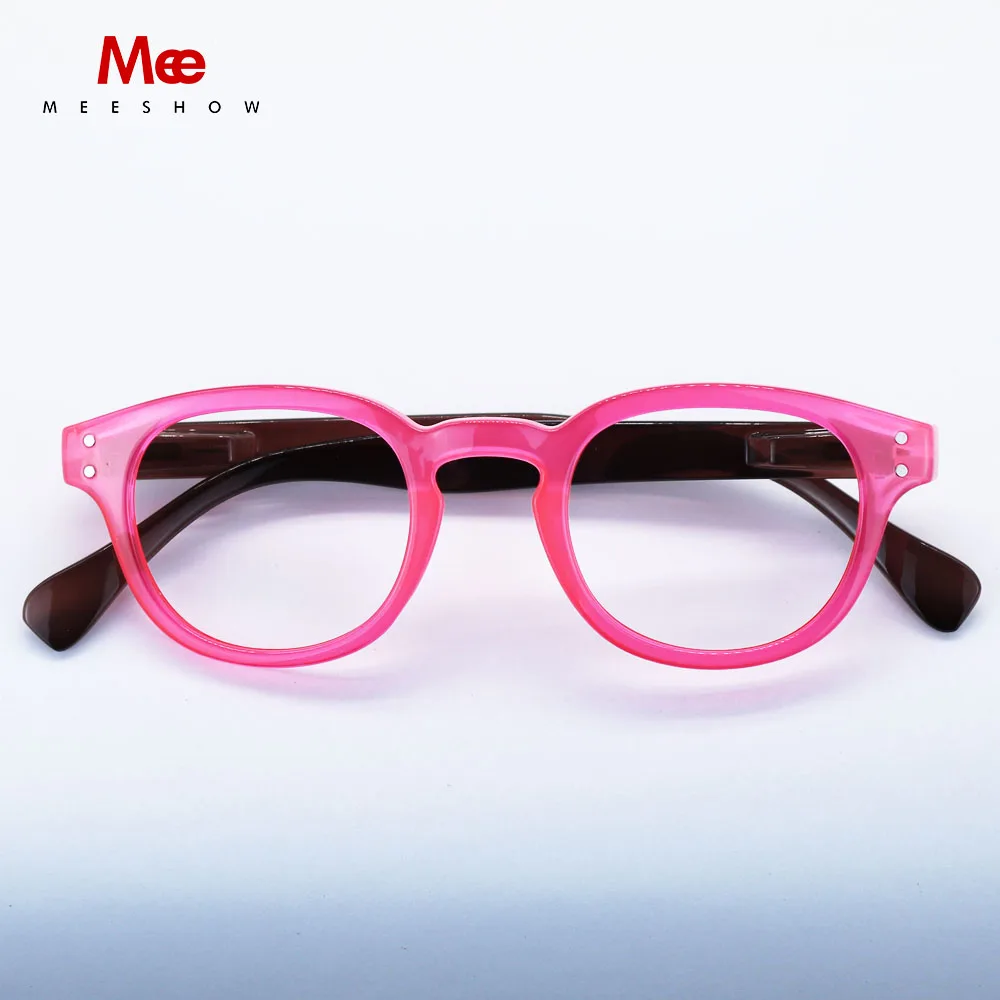 Meeshow New Color Men Reading Glasses Retro Anti-blue Light Unisex Stylish Eyeglasses for Europe Prescription  Lesebrille 1513