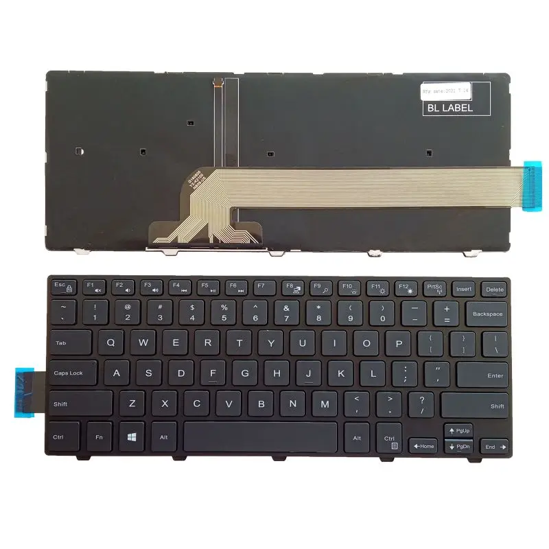 US Laptop Keyboard for DELL Inspiron 0MXMJ3 Vostro 15 3000 15 5000 5542 5545 5547 5551 5555 5558