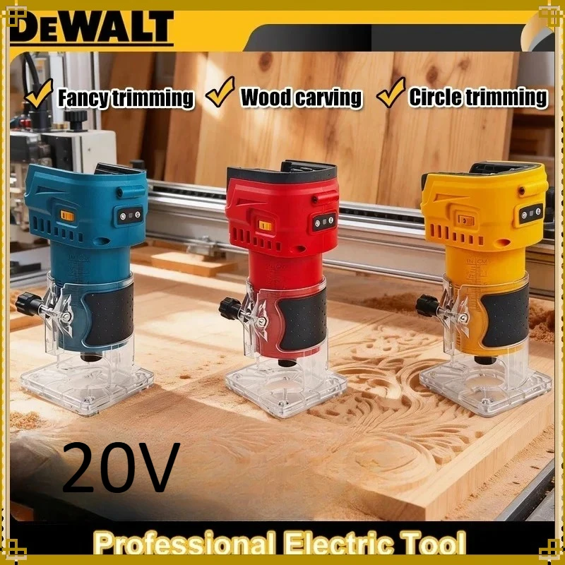 

Бесщеточная аккумуляторная фрезерная машина DeWalt 20В для деревообработки, бытовой перезаряжаемый электроинструмент