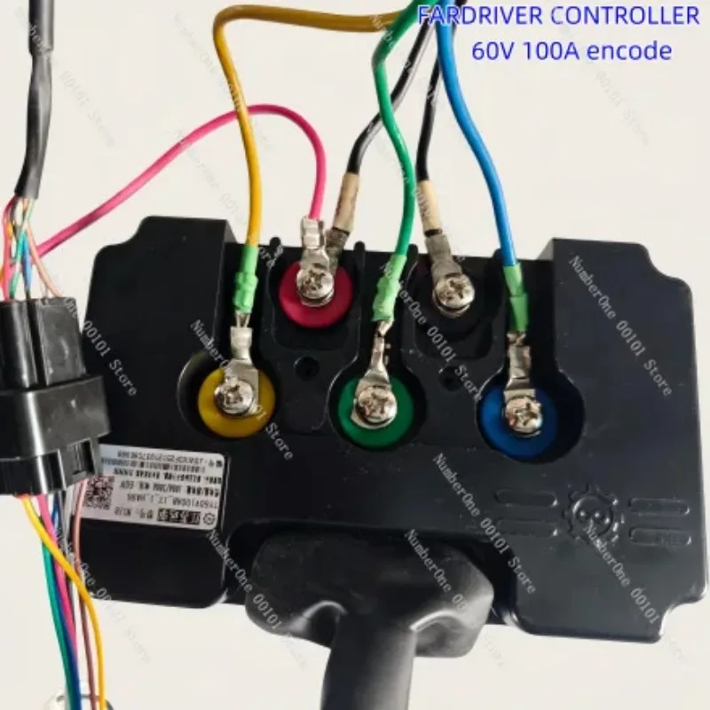 60V 100A Mid-Drive Brushless Motor Controller With Encoder, For Permanent Magnet Synchronous Motor