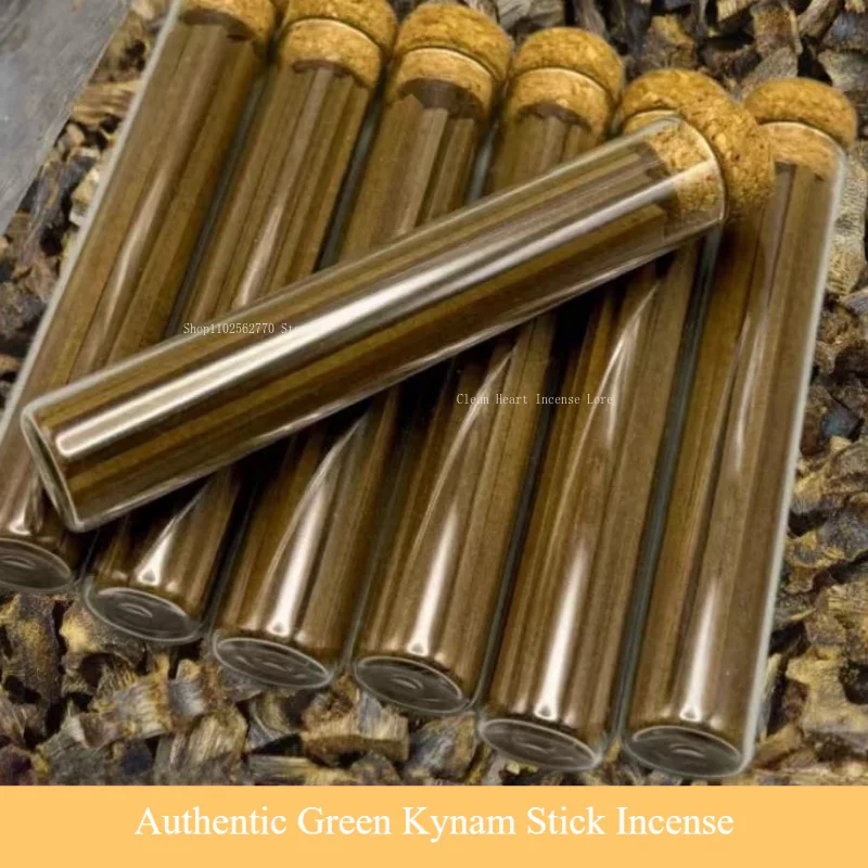 Authentic Green Kynam Incense Stick Pure Natural Non-sticky Powder Household Study Room Promote Sleep Remove Odors Joss Stick