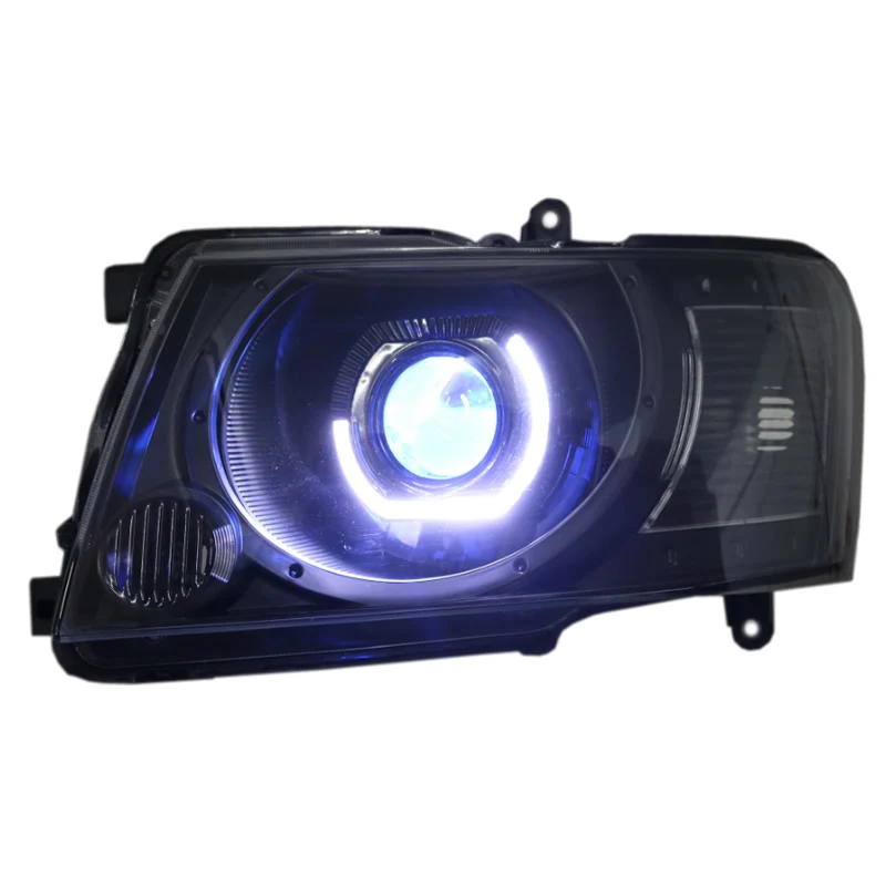 

Customized Full LED Headlights For Nissan Patrol Y61 Bi-xenon Projector Lens Front Lamps With DRL