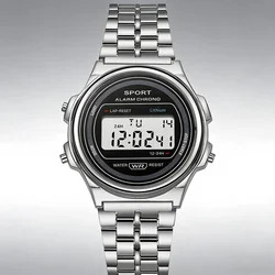 YIKAZE Men's Watch Classic F91 Stainless Steel Men Watches LED Digital  Sport Watch Business Electronic Wristwatch Clock for Man