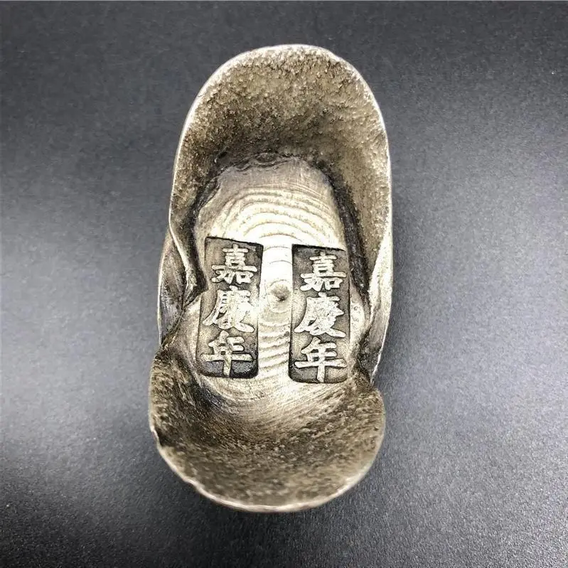 Daqing ten taels honeycomb silver ingots, a set of pure Tibetan silver big ingots, fidelity bags