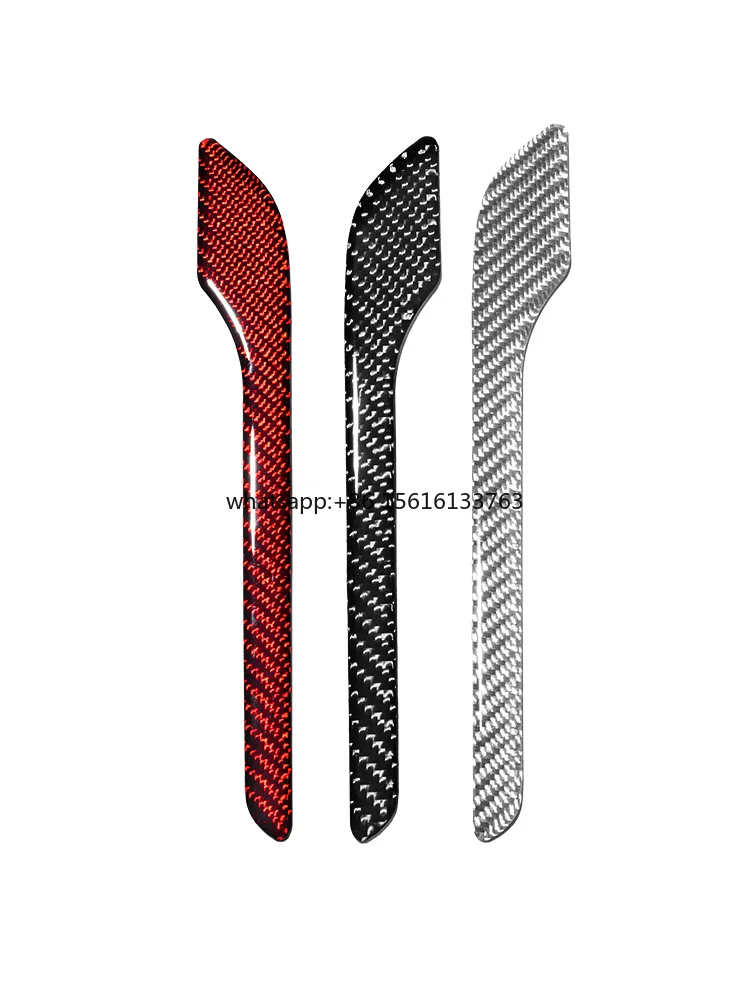 

Factory Customized Door Handle Cover Sticker for Tesla Model 3 Y Dry Carbon Fiber Forged Door Handle Sticker