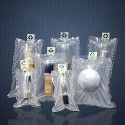 50pcs/Lot Bag In Bag Buffer Hollow Inflatable Double Buffer Fruit Anti-Drop Shockproof Protection Bubble Bags Cushion