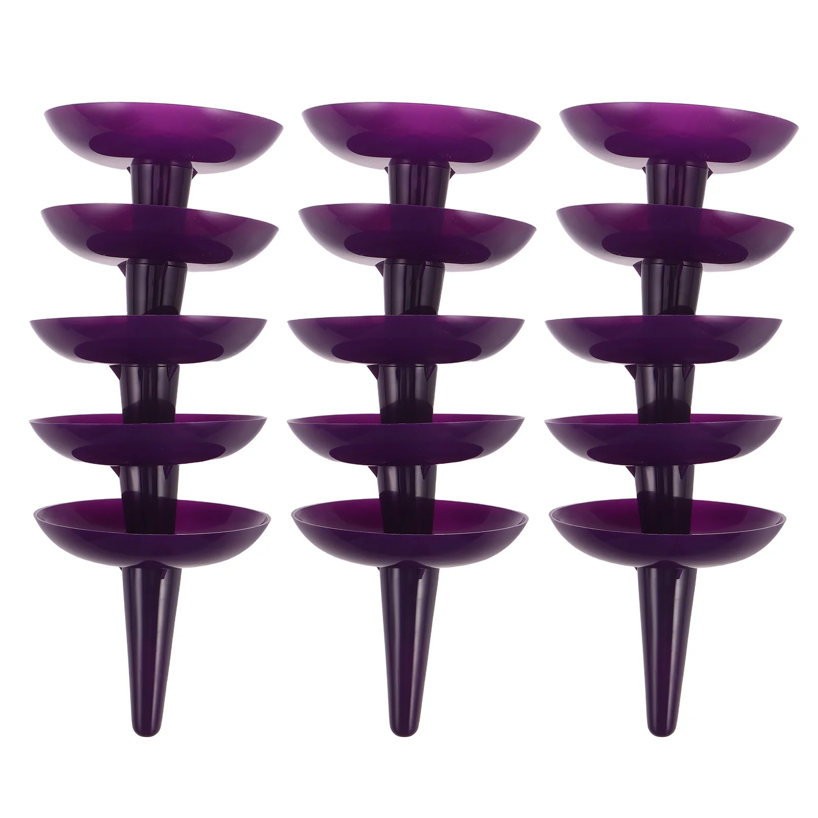 

50Pcs Reusable Plastic Holder Drip Protector for Tapers Holiday Wedding Memorial Events Use Church Drip Protectors