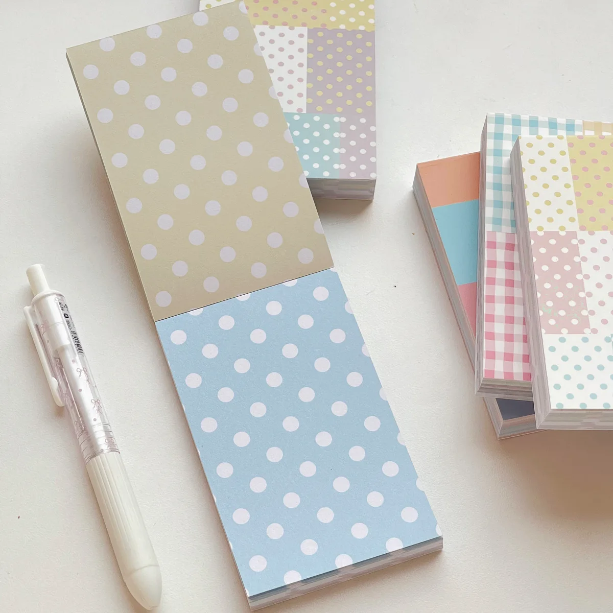 M5 Notizblock Memo-Pad im koreanischen Stil, gepunktetes Papier, Tagebuch, DIY-Planer, Tomaten-Notizblock, Dekorationszubehör, nicht klebend – Detail 7