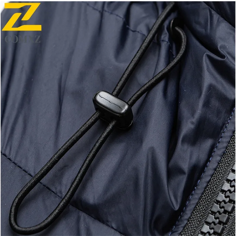 COMXZ Men Parker Coat Outdoor Workwear Ski Travel Warm Windproof Snow Cotton Padded Jacket High Quality Street Puffer Jackets