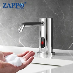 ZAPPO-dispensador de jabón automático inteligente para niños, máquina de lavado de manos de inducción para baño, Gel líquido inteligente, Spray de Alcohol