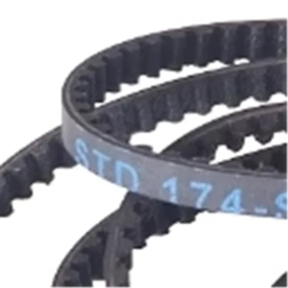 10pcs Rubber Closed-Loop Pulley 174 S3M Timing Belt Length 165 168 171 174 177 180 183 189 192 195 204-S3M Width 4mm 58 Teeth