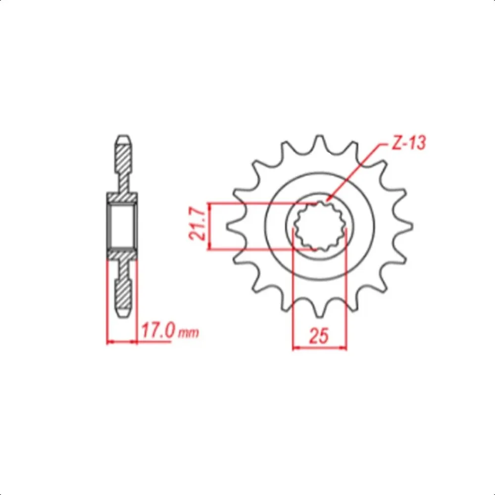 520 15T 15 Tooth Front Sprocket Gear Wheels Cam For Honda CB500 CB500F CB500X CBR500 CBR500R CMX500 CMX500A Rebel