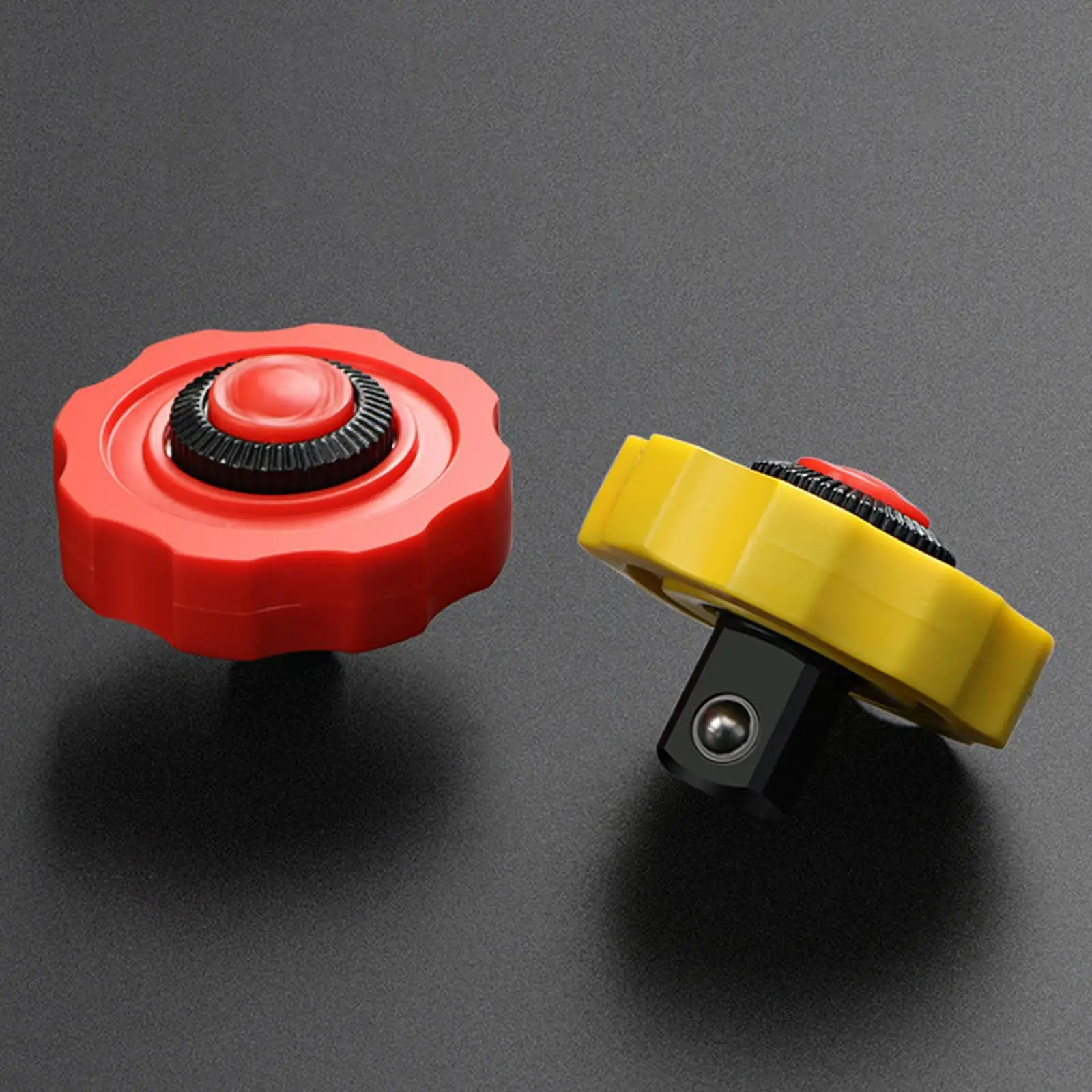 

3 Pieces Reversible Thumbwheel Ratchet Set Anti-slip Ratcheting Finger Socket Driver for Home Maintenance DIY and Repair Tasks