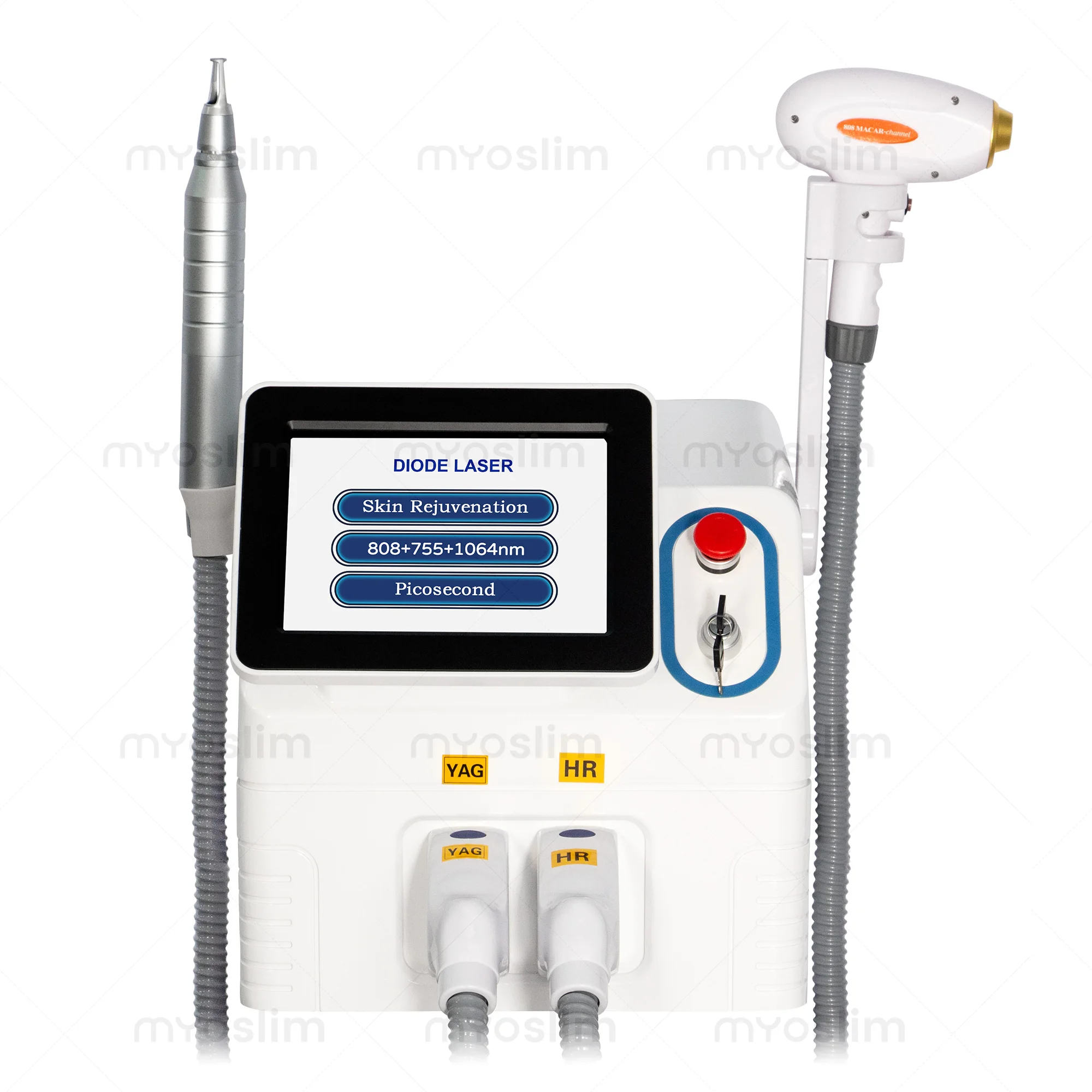 2 IN 1 전문가용 3파장 755 808 1064NM - Industrial Laser Hair Removal Machine 리뷰 및 가격