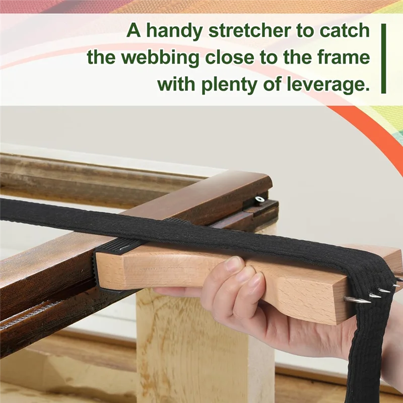 ABFA Webbing Puller Stretcher Webbing Stretcher Upholstery Tool Webbing Stretcher Stretching Webbing Tool
