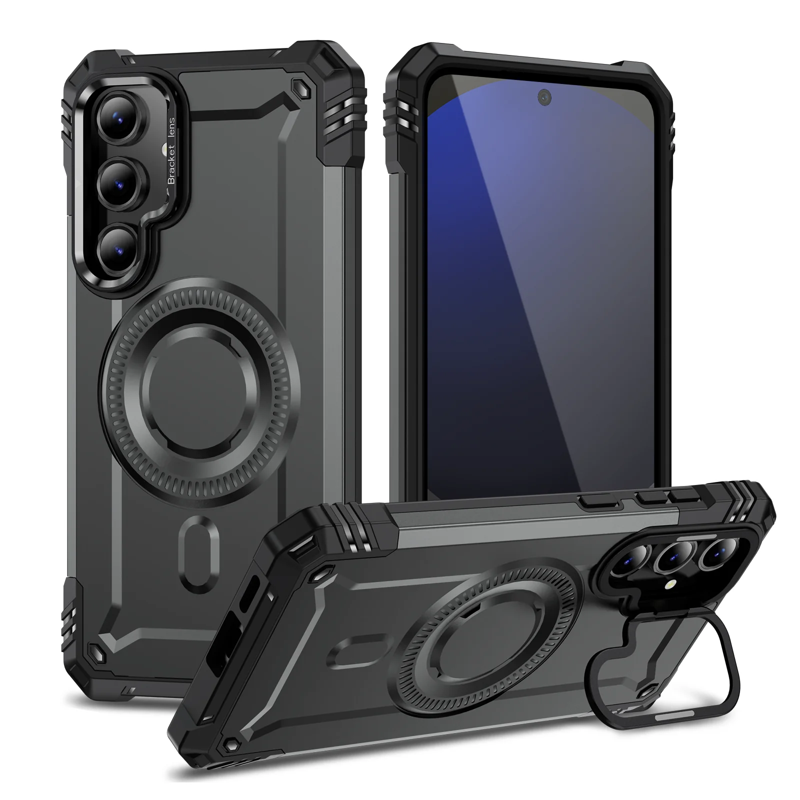 

HARUINO For Samsung Galaxy S24 FE Case Anti drop Armor Sturdy Magnetic Charging Samsung A16 A34 A52 A23 A54 A15 Protective Cover