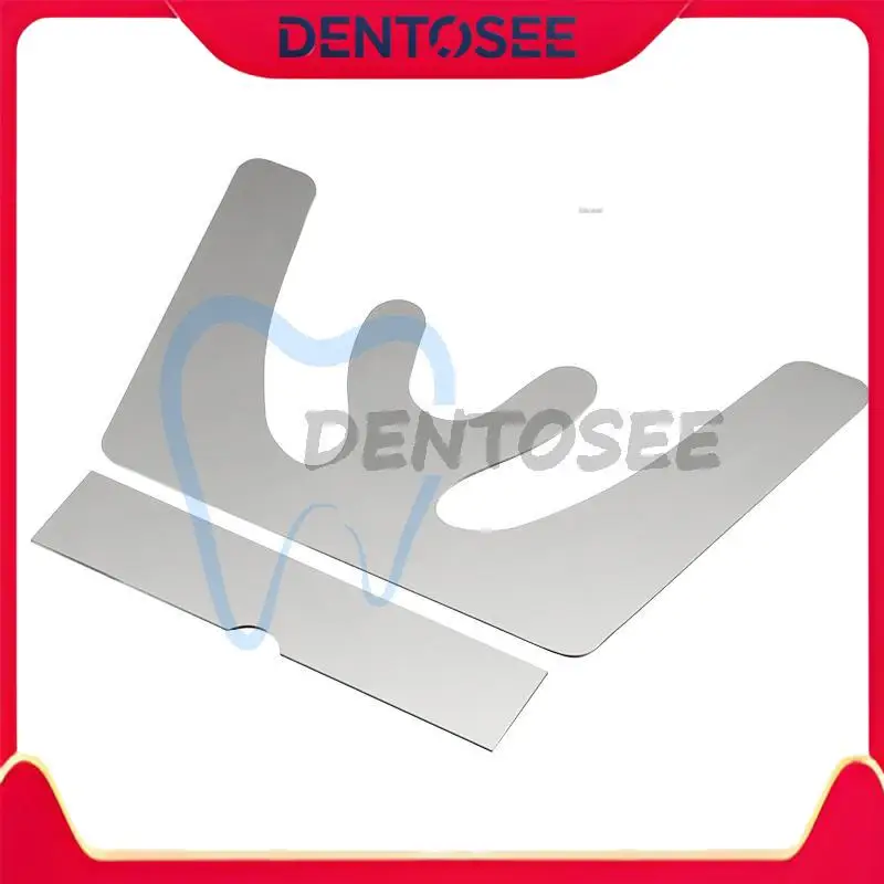 

Stainless Steel Dental Occlusal Maxillary Casting Jaw Fox Plane Plate Autoclavable for Orthodontic Lab Mounting Use