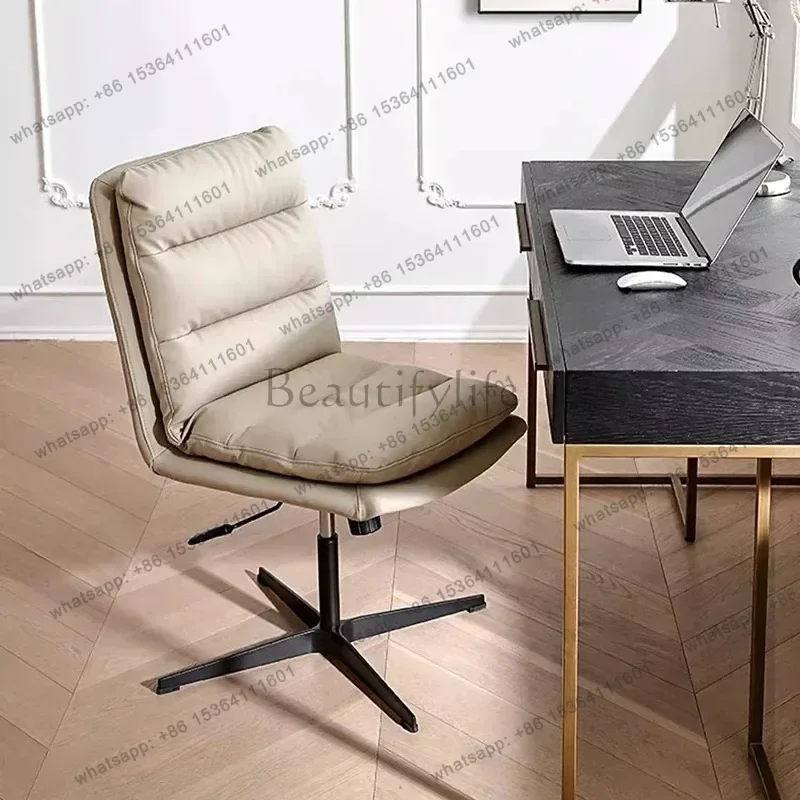 Factory Direct Sales Comfort Sedentary Office Chair Boss Salon Rocking Swivel Office Chair Meditation Adjust Salon Furniture Sil