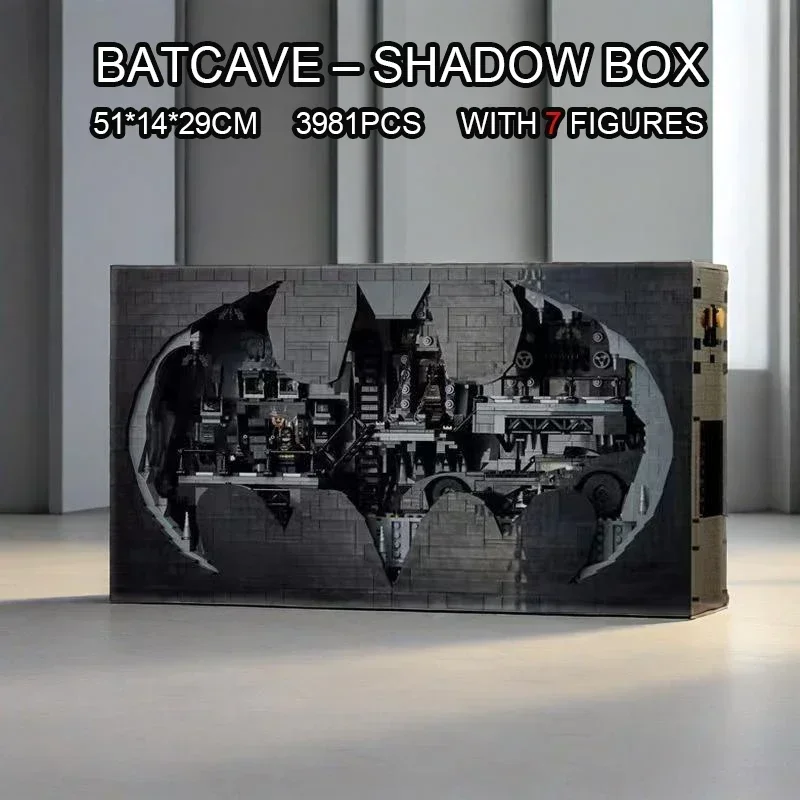 

В наличии 3981 шт. Конструктор Batcave Shadow Box, классическая модель, строительные блоки для детей, мальчиков, взрослых, подарки на Рождество и день рождения