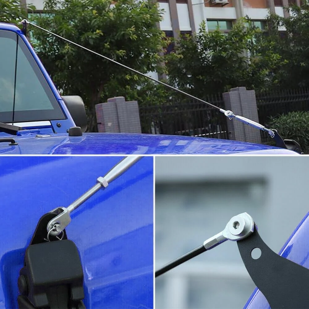 Adjustable Limb Riser Kit,Car Obstacle Rope Branch Line Limb Riser,for Jeep Wrangler TJ 1997-2006, JK 2007-2017