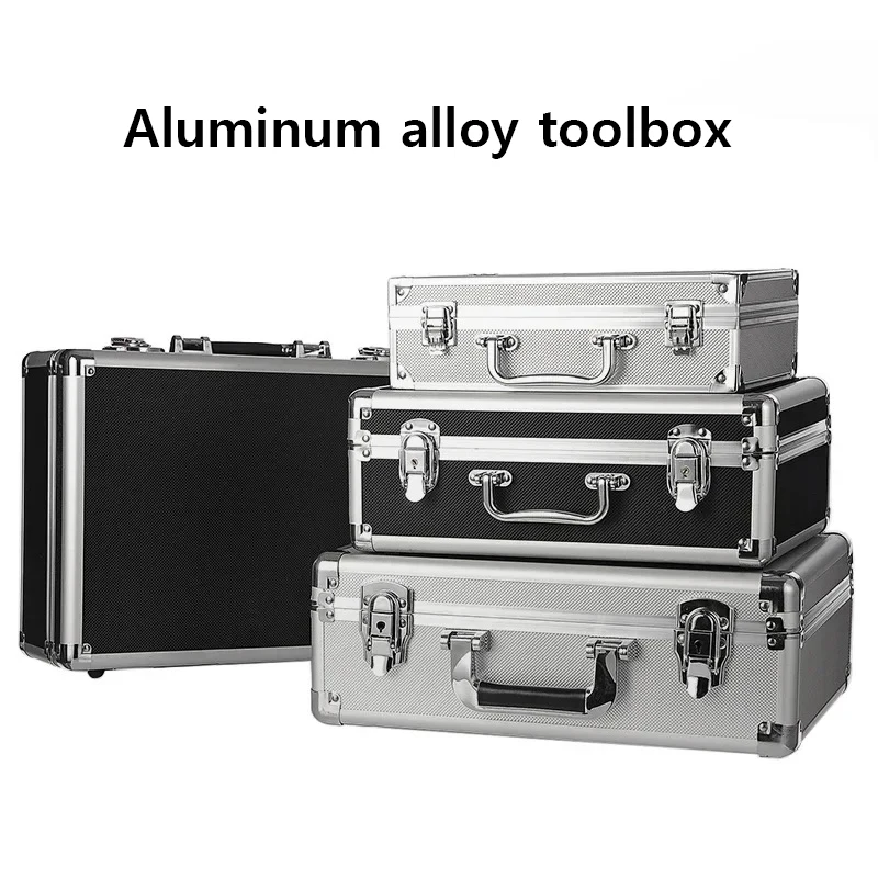 ToolBox Portable Aluminum Tool Box Waterproof Hard Case Box Safety Tool Storage Box Equipment Tool box organizer Pelican Case