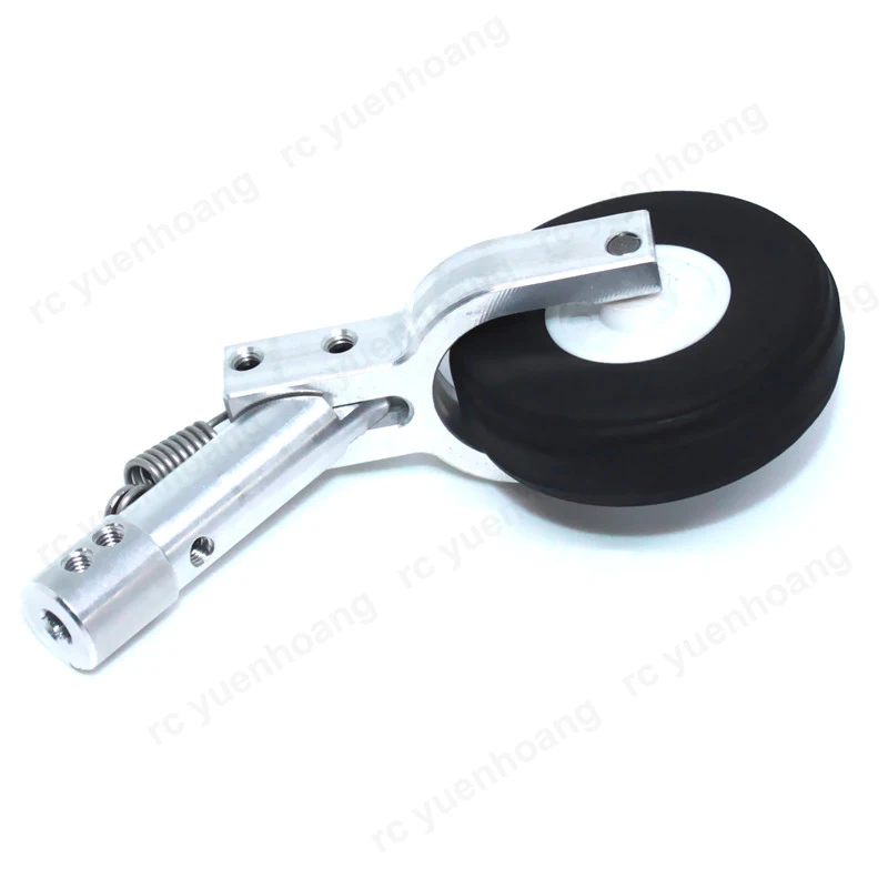 Train d'atterrissage à genoux en métal absorbant les chocs, roue avant et arrière, diamètre 3/4mm, trou d'arbre pour modèle d'échelle à axe fixe RC, 1 pièce