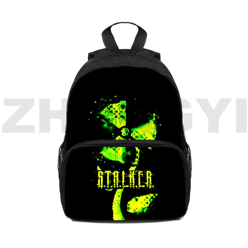 

Vintage Canvas S.T.A.L.K.E.R. 2 Heart of Game School Bags for Students 16 Inch Small Stalker 2 Shadow Bookbag 3D Travel Bags