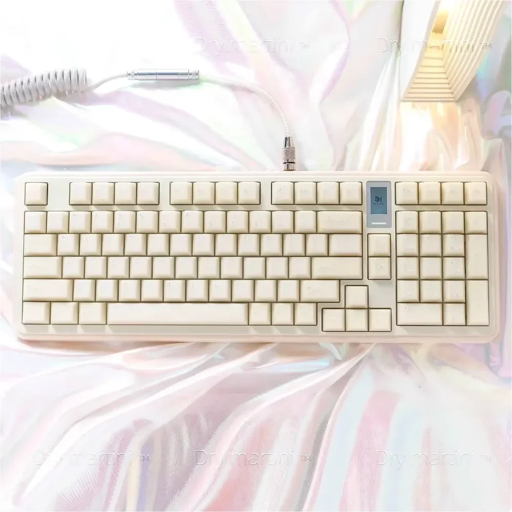 Cherry Keycaps ABS 161-key Alabaster Cream 2-color Injection Molding Suitable for 60/84/98/108 Mechanical Keyboards