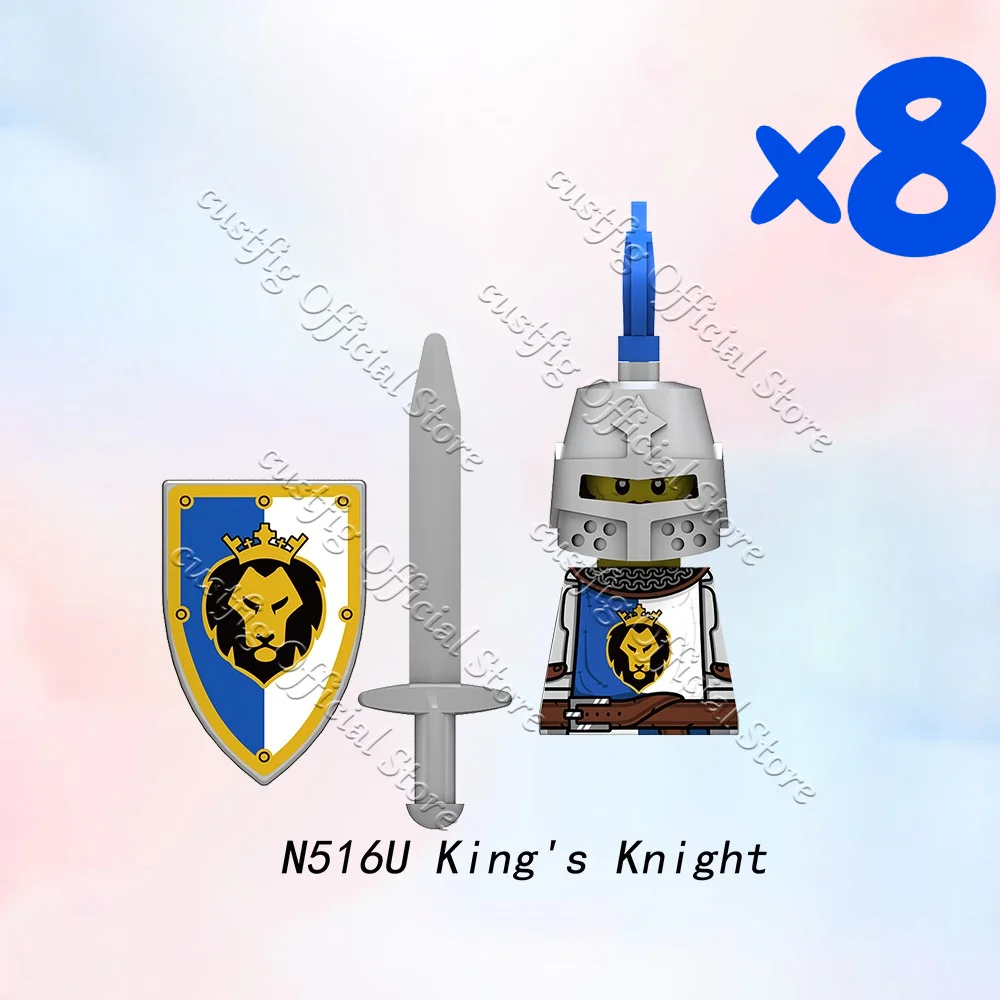 MOC Mittelalterliche Militärische Griechische Spartanische Krieger-Soldatenfigur Baustein Armeekastell König Ritter Schild DIY Bausteine Jungen Spielzeug Geschenk