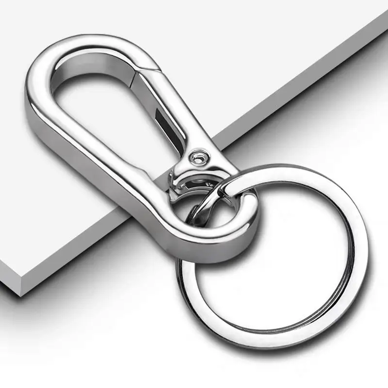 

Multifunctional Key Ring Simple Women's Keychain Metal Stainless Steel Keychain