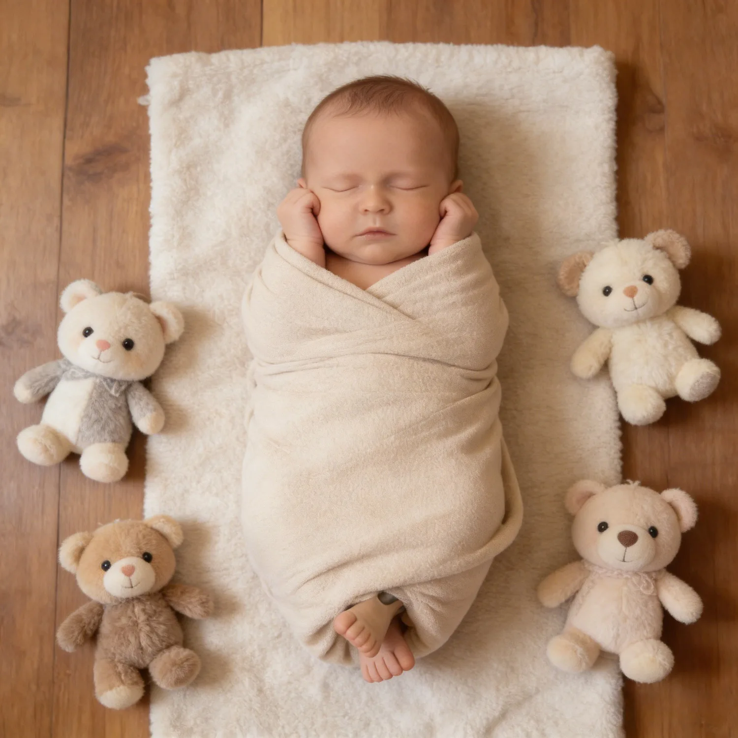 Newborn Photography Props Soft Shaping Wrap Blanket Beanbag Posing Sack Support Mat for 100 Days Baby Studio Photoshoot Studio