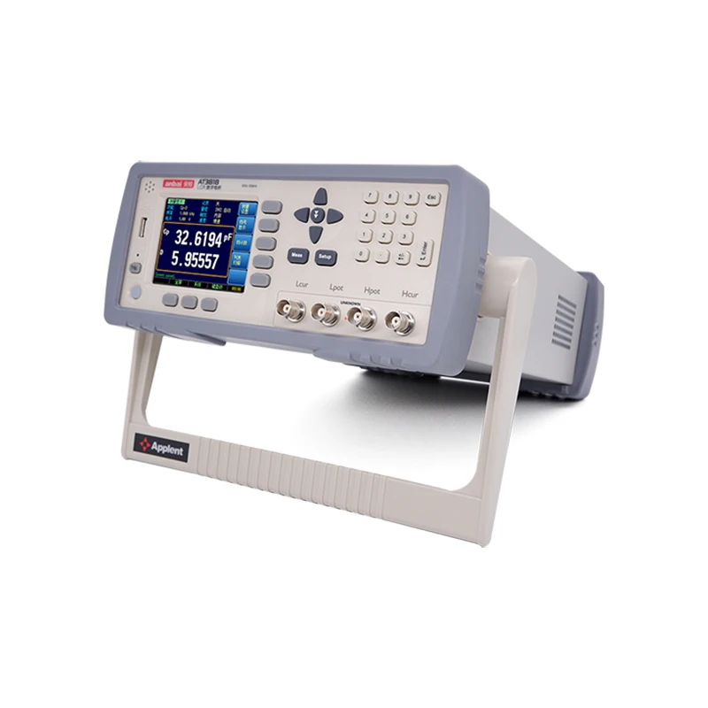 Applent AT3818 Precision LCR Meter 10Hz~300kHz True Color TFT-LCD Display with Interface RS232 RS485 USB HANDLER GPIB view 3