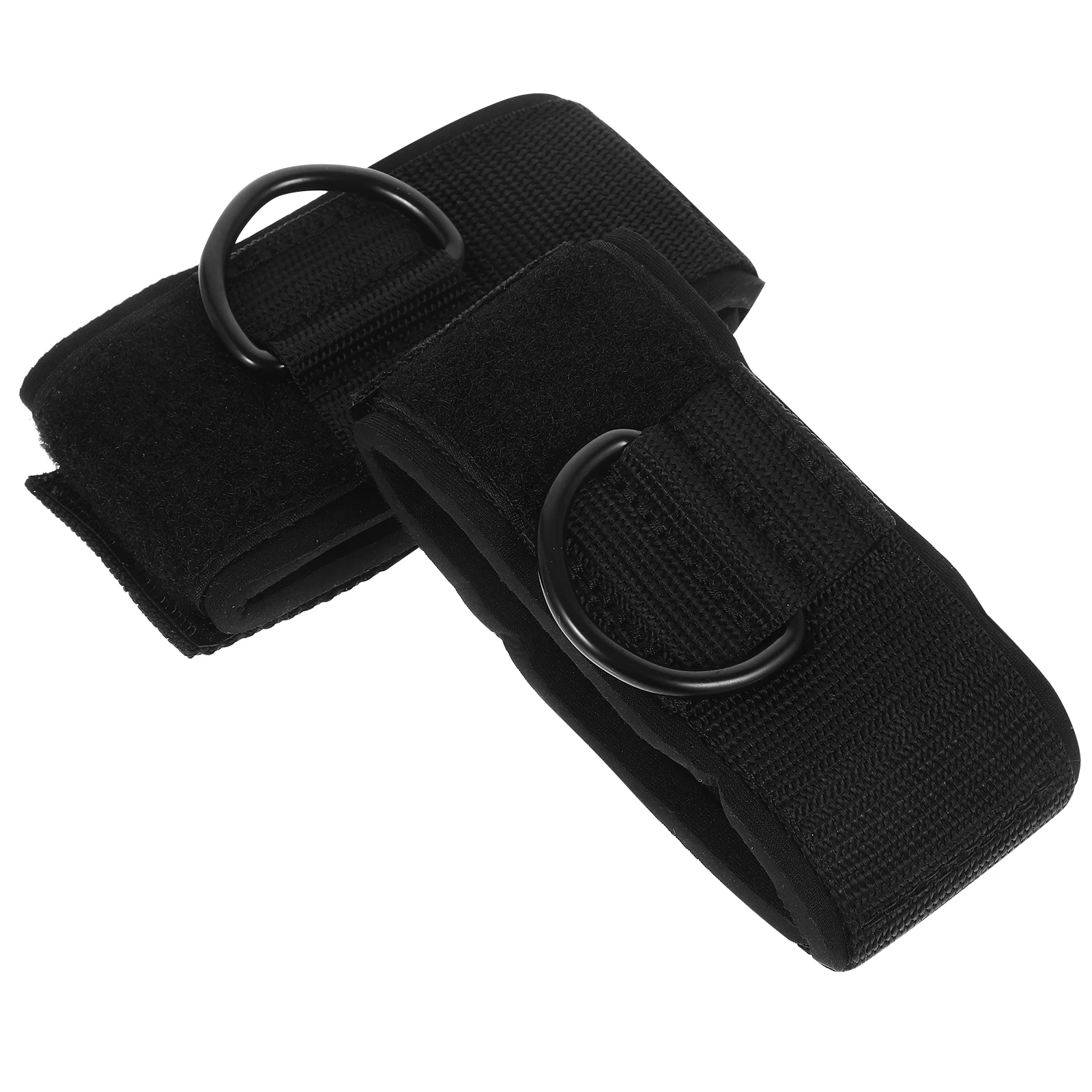 2 قطعة أحزمة الكاحل مقاومة للاهتراء العملي المضادة للارتداء الكاحل التفاف الأشرطة لصالة الألعاب الرياضية كابل مرفق ممارسة الرياضة #1