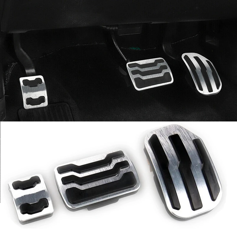 

For Ford F150 Pickup 2015 - 2019 Fuel Brake Foot Rest AT pedals Plate Accelerator brake pedal Pads stickers styling accessories