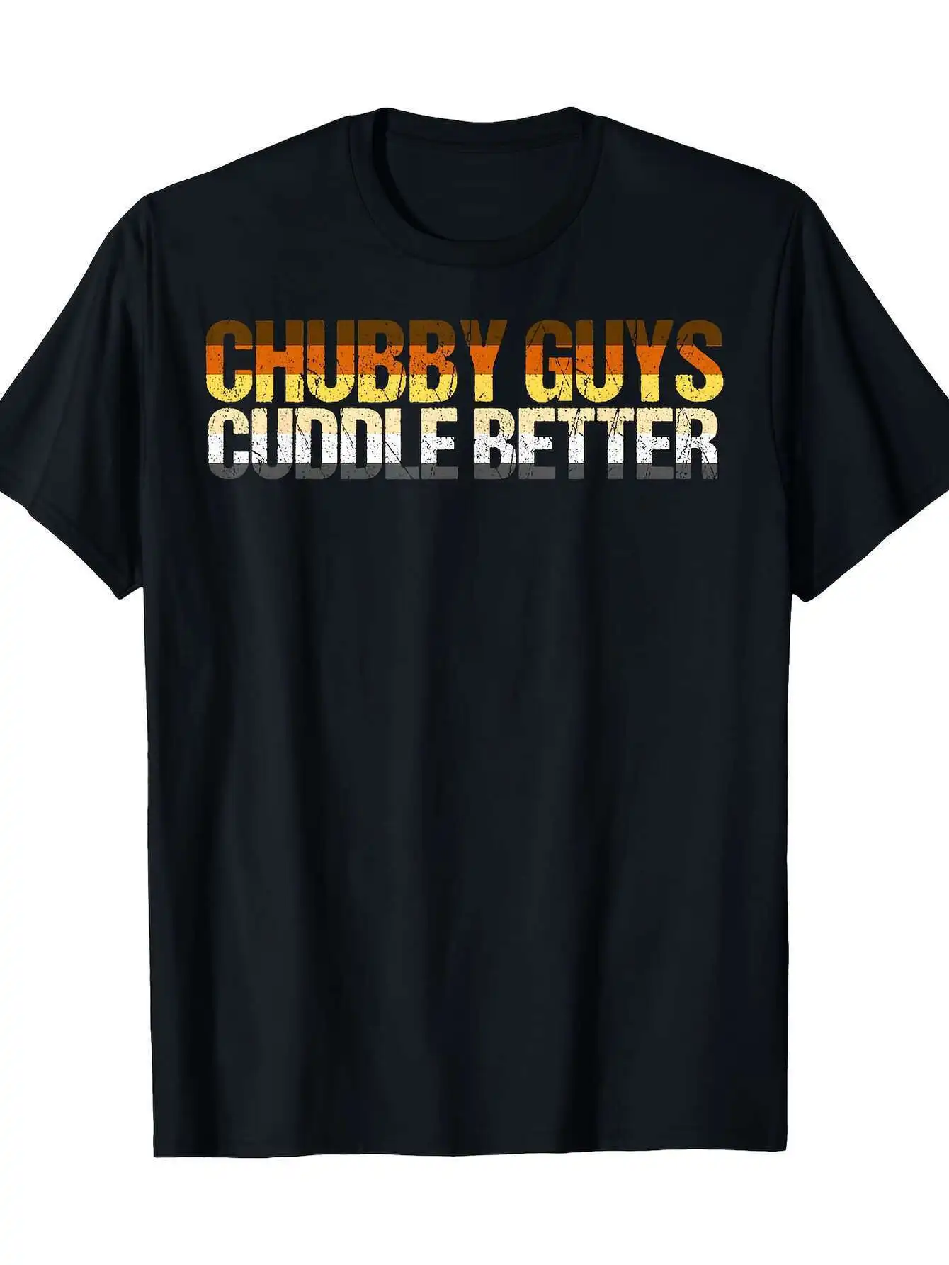 

Футболка с флагом гей-ведмедя — футболка «Chubby Guys Cuddle Better», 100% хлопок, 180 г, субкультура