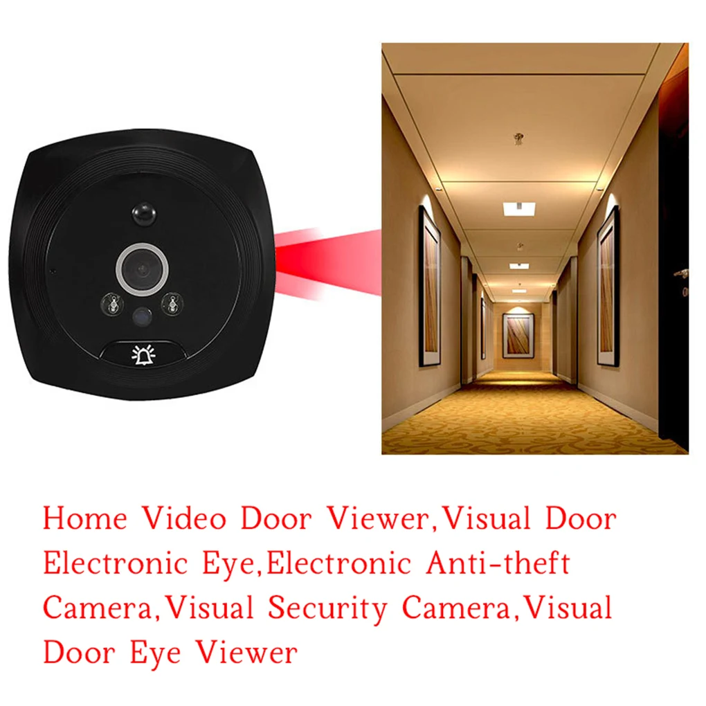 Video Door Viewer Smart Wireless Visual Door Screen Home Security Anti-theft Electronic Eye Camera