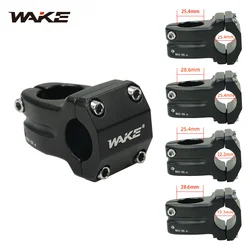 Wake MTB Kids Bike Stem Short 22.2/25.4mm Aluminum Alloy Ultralight High-strength Bicycle Accessories for BMX Cycling Road Bike