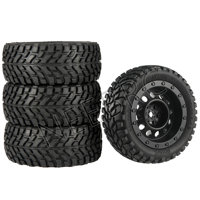 4Pcs 75mm Wheels Off Road Buggy Tires Wheel for Wltoys 144001 124018 124019 MN99S MN90 MN86 HSP HPI 1:10 1:14 1:16 Car