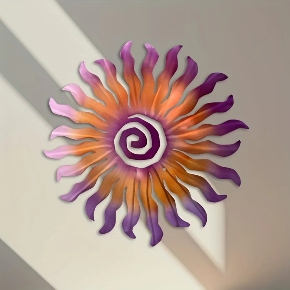 CIFBUY Sunflower Metal Wall Art Decor Realistic Petals Stems Weatherproof Outdoor Indoor For Home Yard Balcony Wedding Party Pat