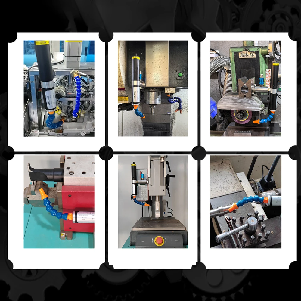 400 BTU/h Quiet Air CoolingVortex Tube Cold Air  Gun Compressed Air Refrigerator for Machining