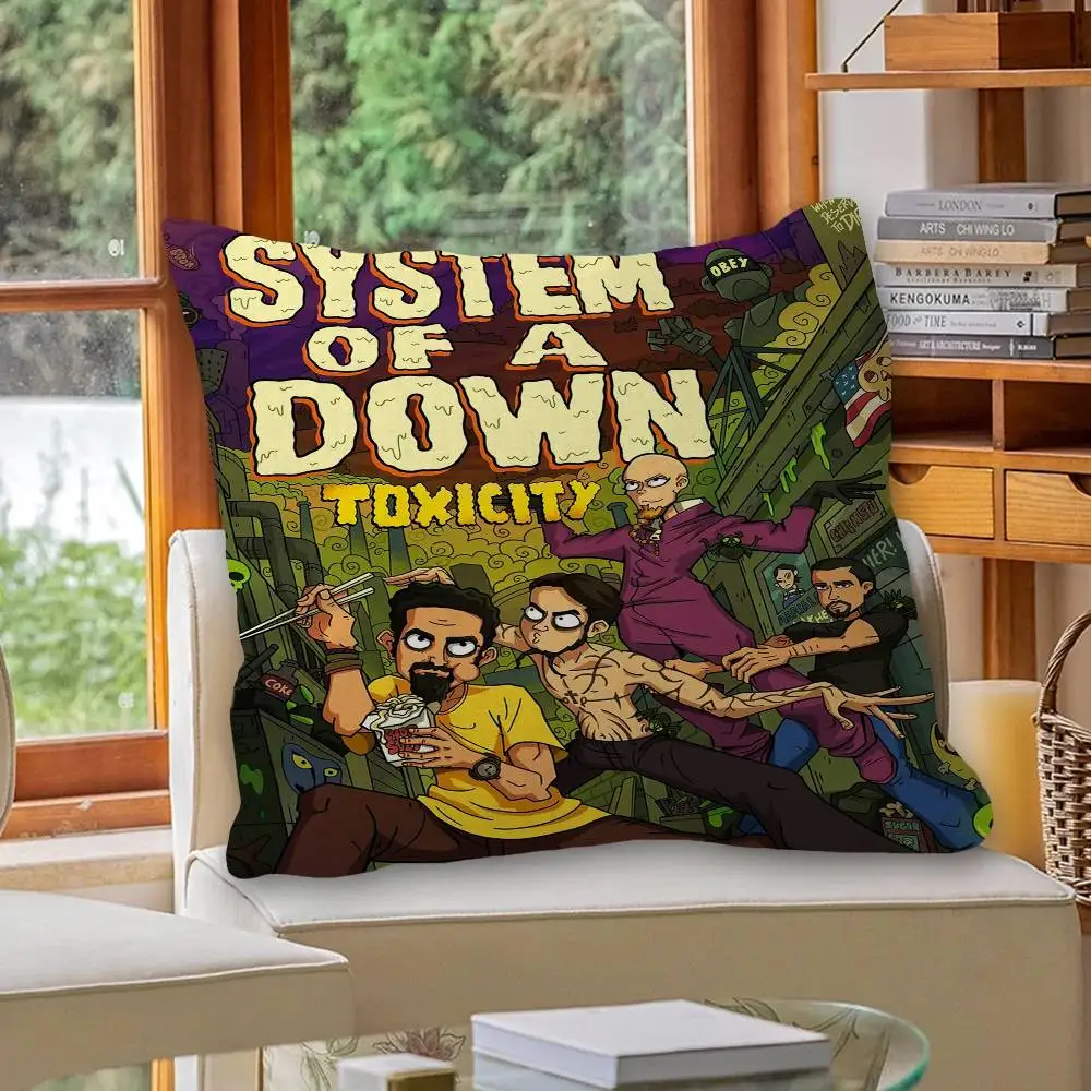 S-System Of A D-Down Band Singe Lucky Dragon pillow cover sofa cushion cover home room decoration children gift