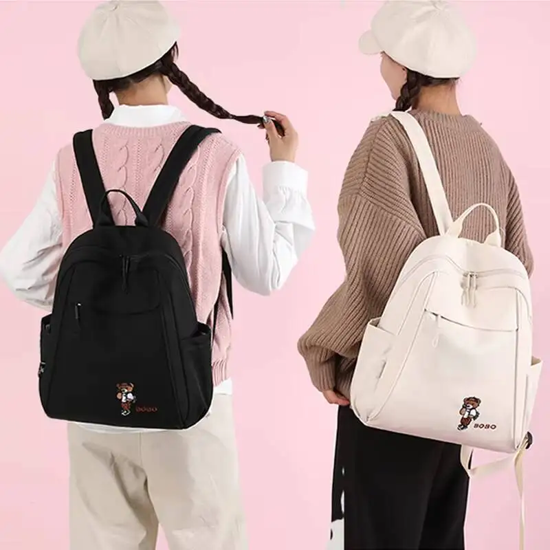 

New In Women's Casual Backpack High Quality Waterproof School Backpack Laptop Book Back Bag For Lady Travel Korean Fashion Style