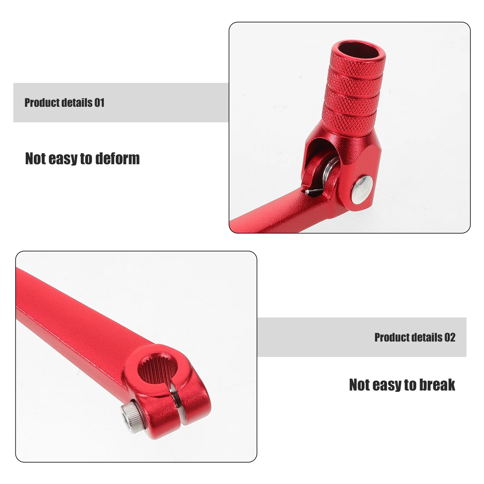 

Aluminum Motorcycle Gear Shifter Lever Replacement Durable Smooth Shifting Easy Install Stylish Performance Modification Part