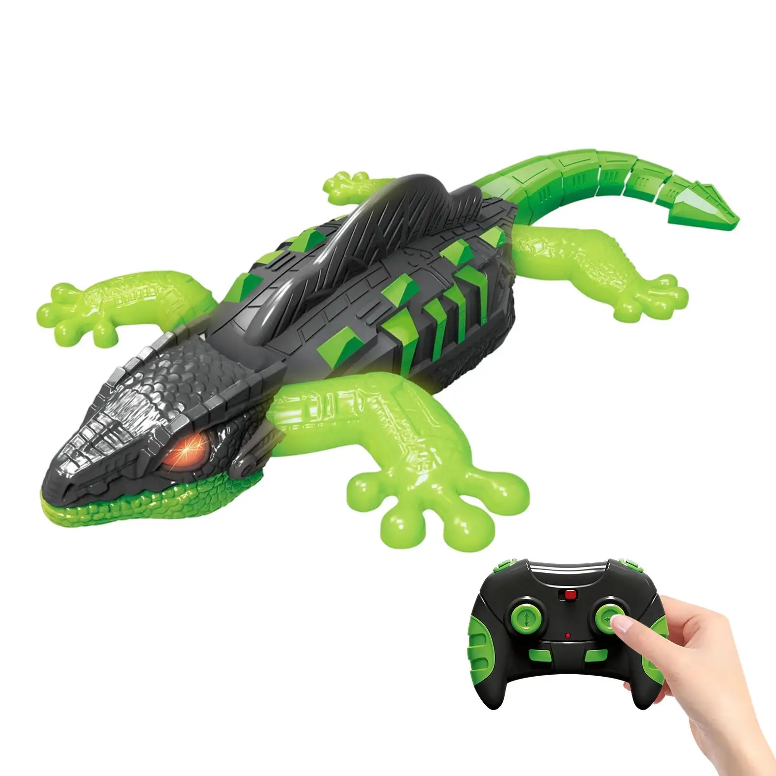 لعبة حيوانات قابلة للتسلق على الحائط وجهاز تحكم عن بعد مع ضوء لتخزين عيد الميلاد للأطفال في المنزل #2