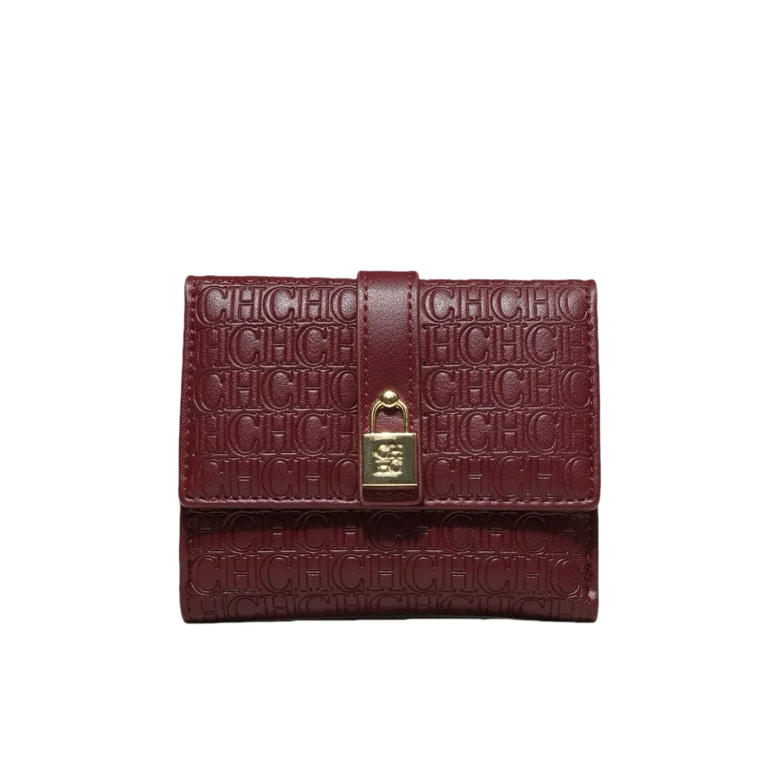CHHC Women's Wallet Square Multi-clip Handbag Stylish and Simple Design Women's Delicate Bag Wallet