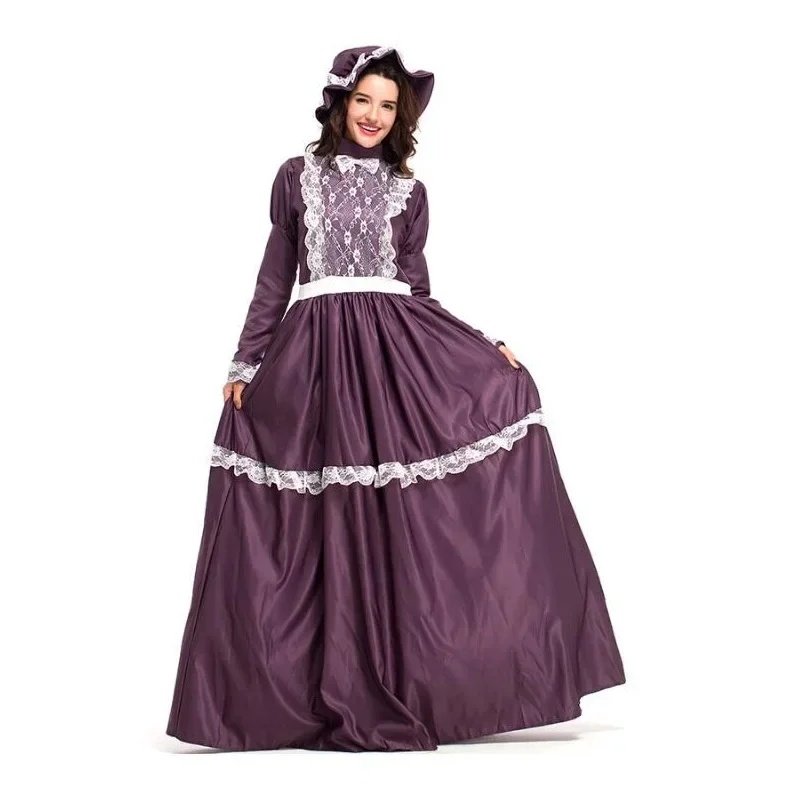

Halloween Medieval Women Cosplay Court Maid Costume