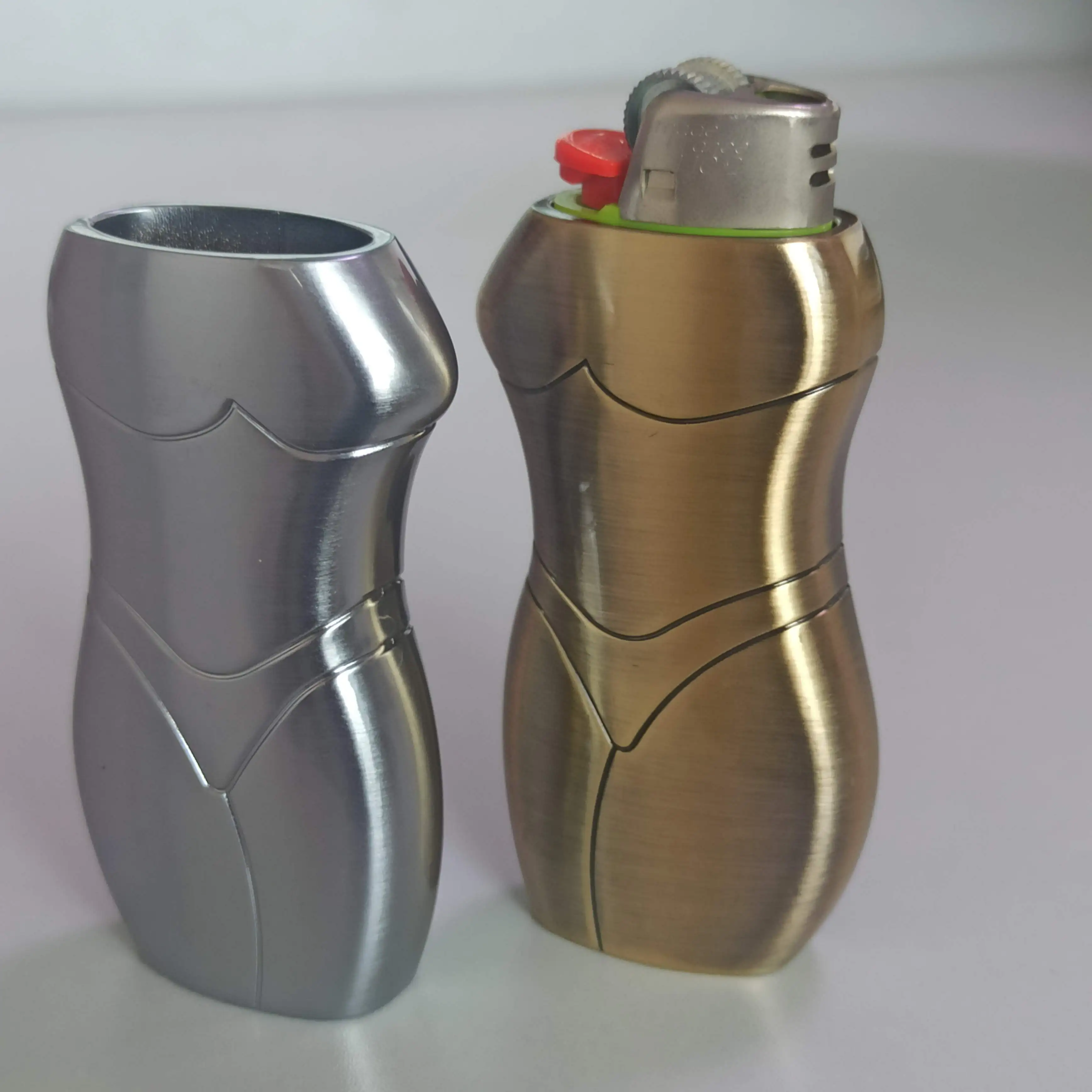 New Type Metal Lighter Case Cover Shell Fits Bic J6 Size Lighter Case Cover Holder(Not Included Lighter)