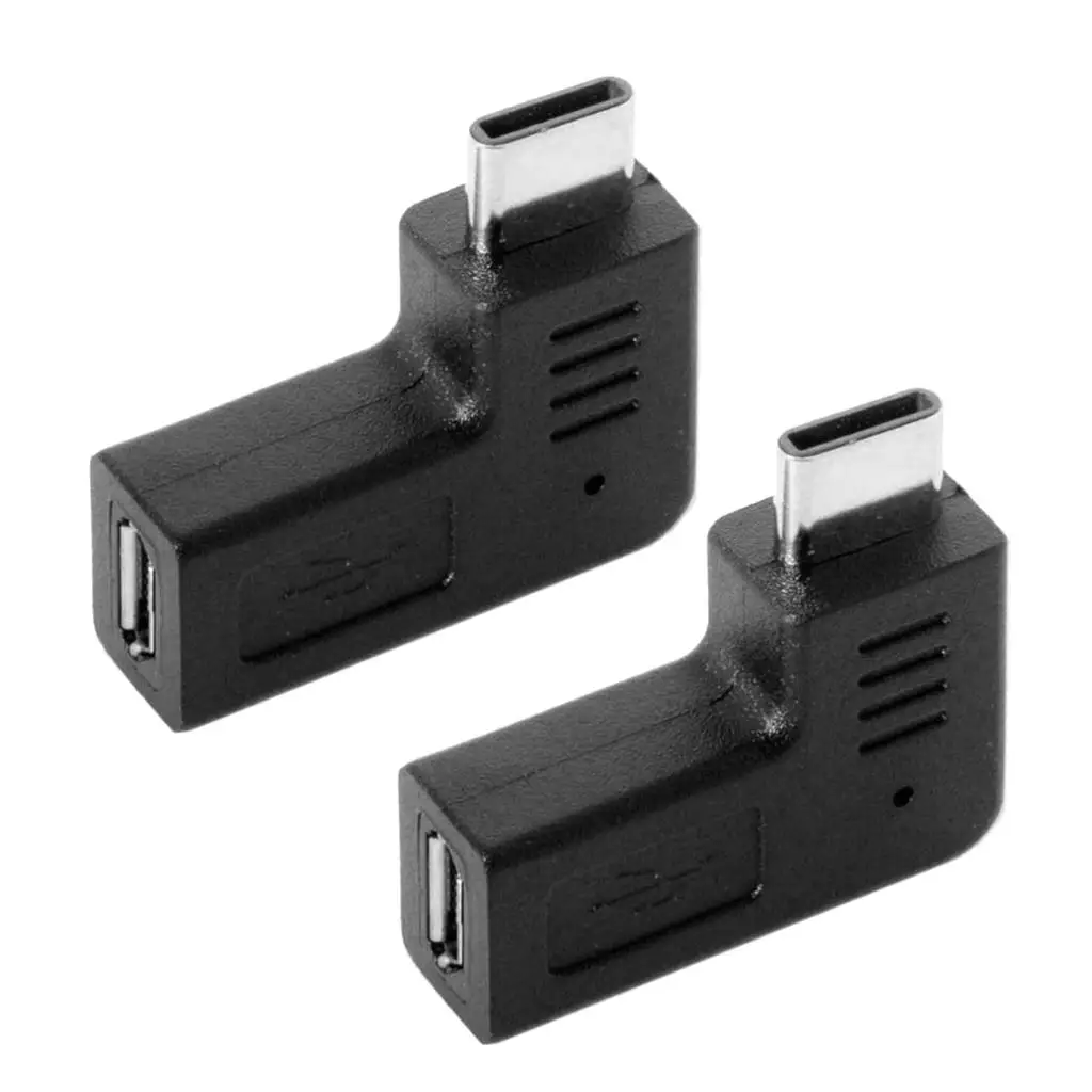 Usb Adapter Micro USB to Type C Cable High Quality 90 Degree Connector for Android Charging Needs