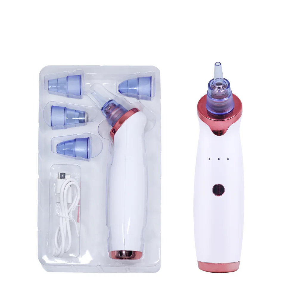 Non-Visual Blackhead Remover, Electric Microdermabrasion Pore Vacuum, Home-Use Beauty Device for Acne and Blackhead Removal