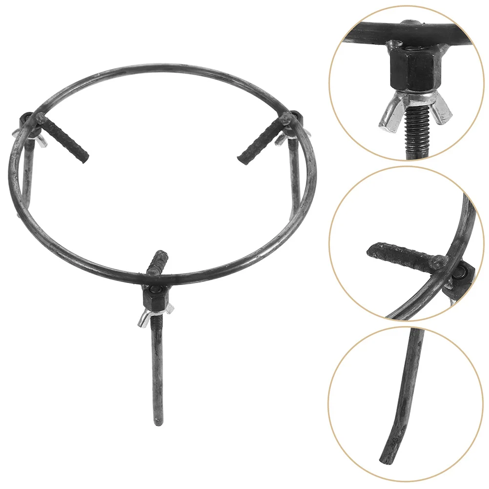 

Detachable Pot Stand Fire Pit Tripod Outdoor Cooking Camping Backyards Patios Open Fire Cooking Stand Wok Holder Hiking Gear